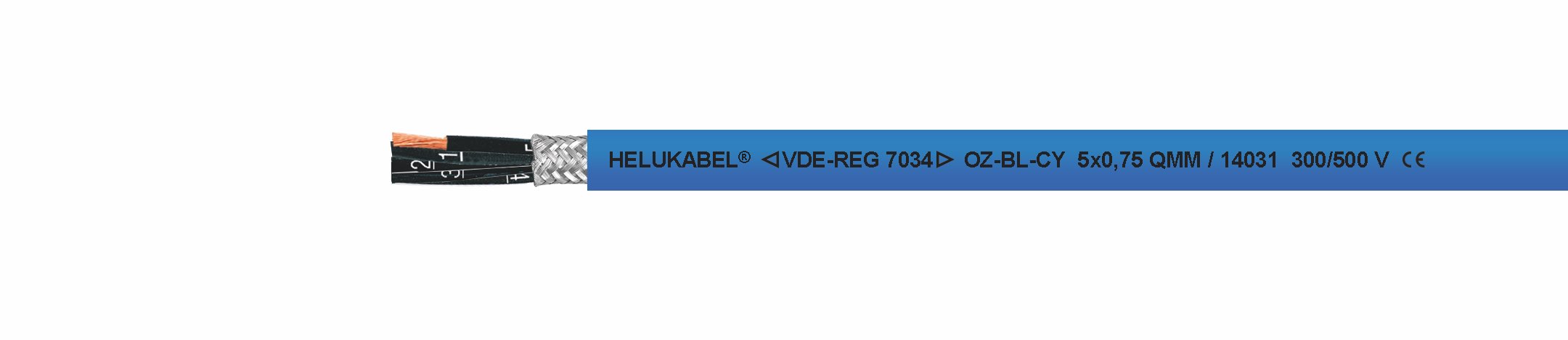 Cable Helukabel: OZ-BL-CY