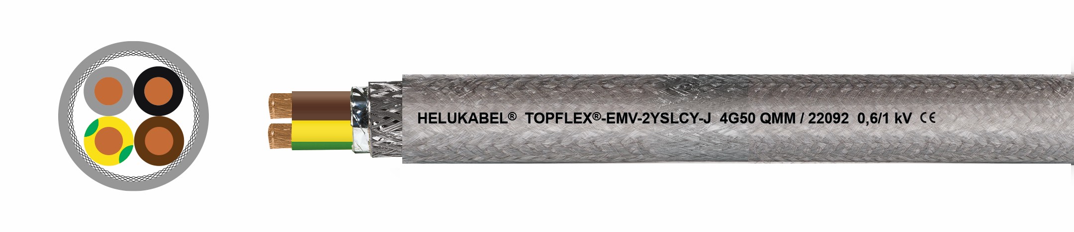 Cable Helukabel: TOPFLEX®-EMV-2YSLCY-J
