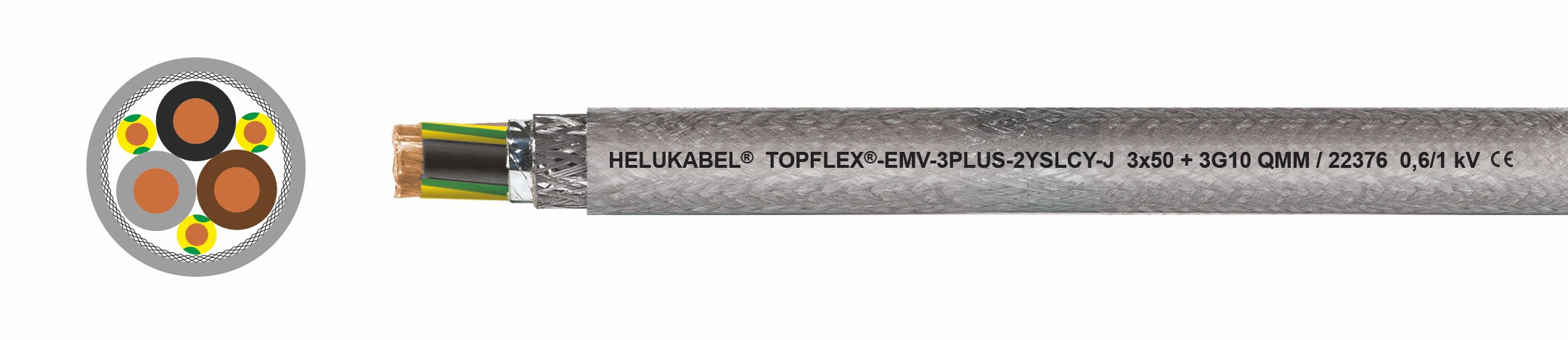 Cable Helukabel: TOPFLEX®-EMV-3-PLUS-2YSLCY-J