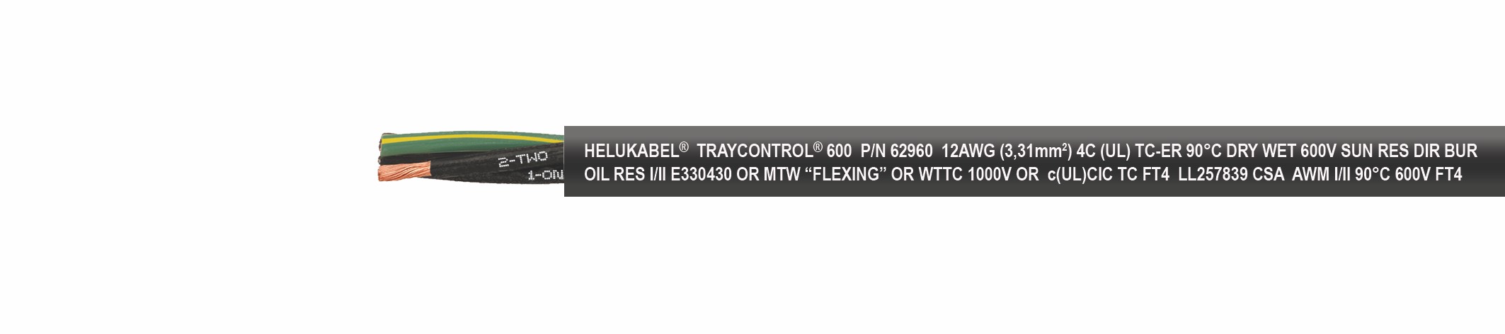 Cable Helukabel: Traycontrol 600 (UL)